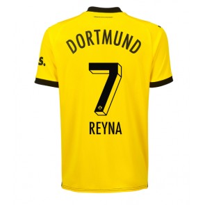 Borussia Dortmund Giovanni Reyna #7 Koszulka Podstawowych 2023-24 Krótki Rękaw
